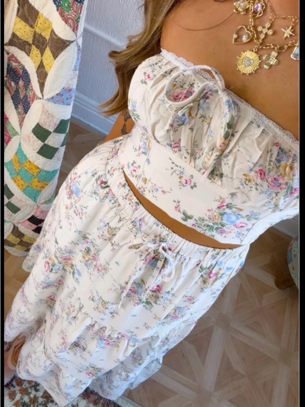 Midsummer Muse Set Floral Maxi Two Piece